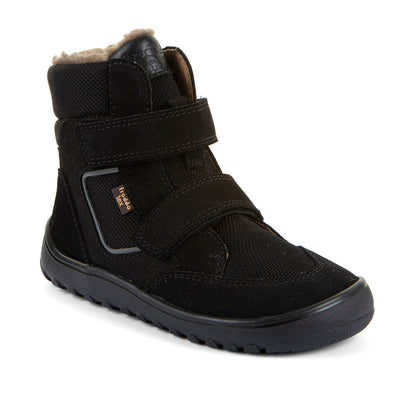 Froddo bērnu ziemas zābaki Up Hill Wool (melni), skats leņķī, G3160262-9