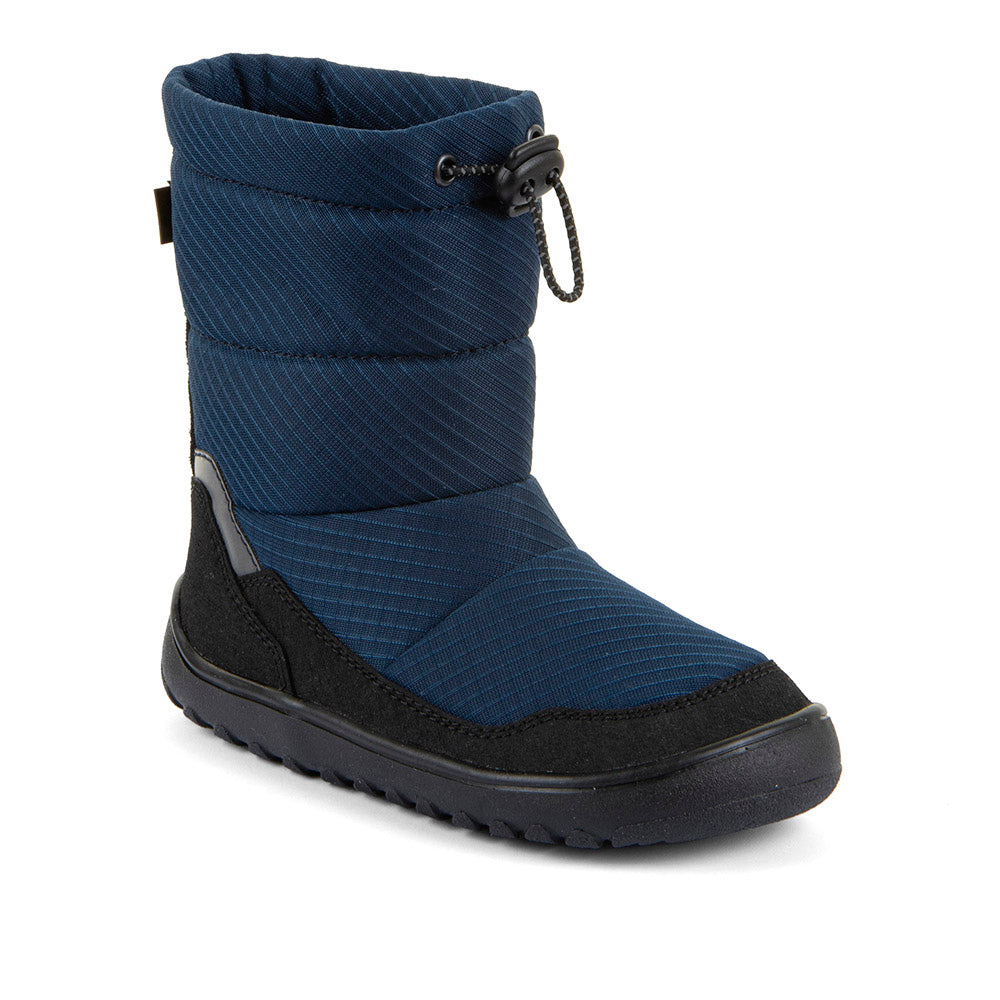 Froddo bērnu ziemas zābaki Up Snow Tex (melni un zili), skats leņķī, G3160263-1