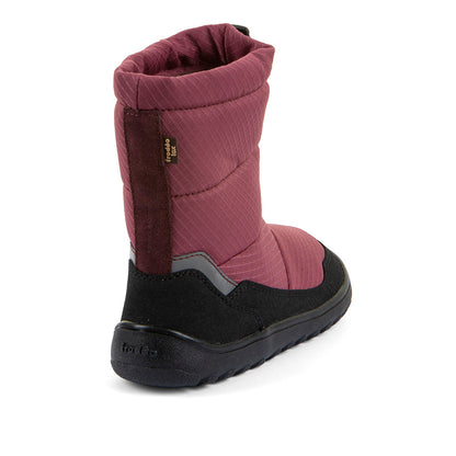 Froddo bērnu ziemas zābaki Up Snow Tex (bordo), skats no aizmugures, G3160263-5