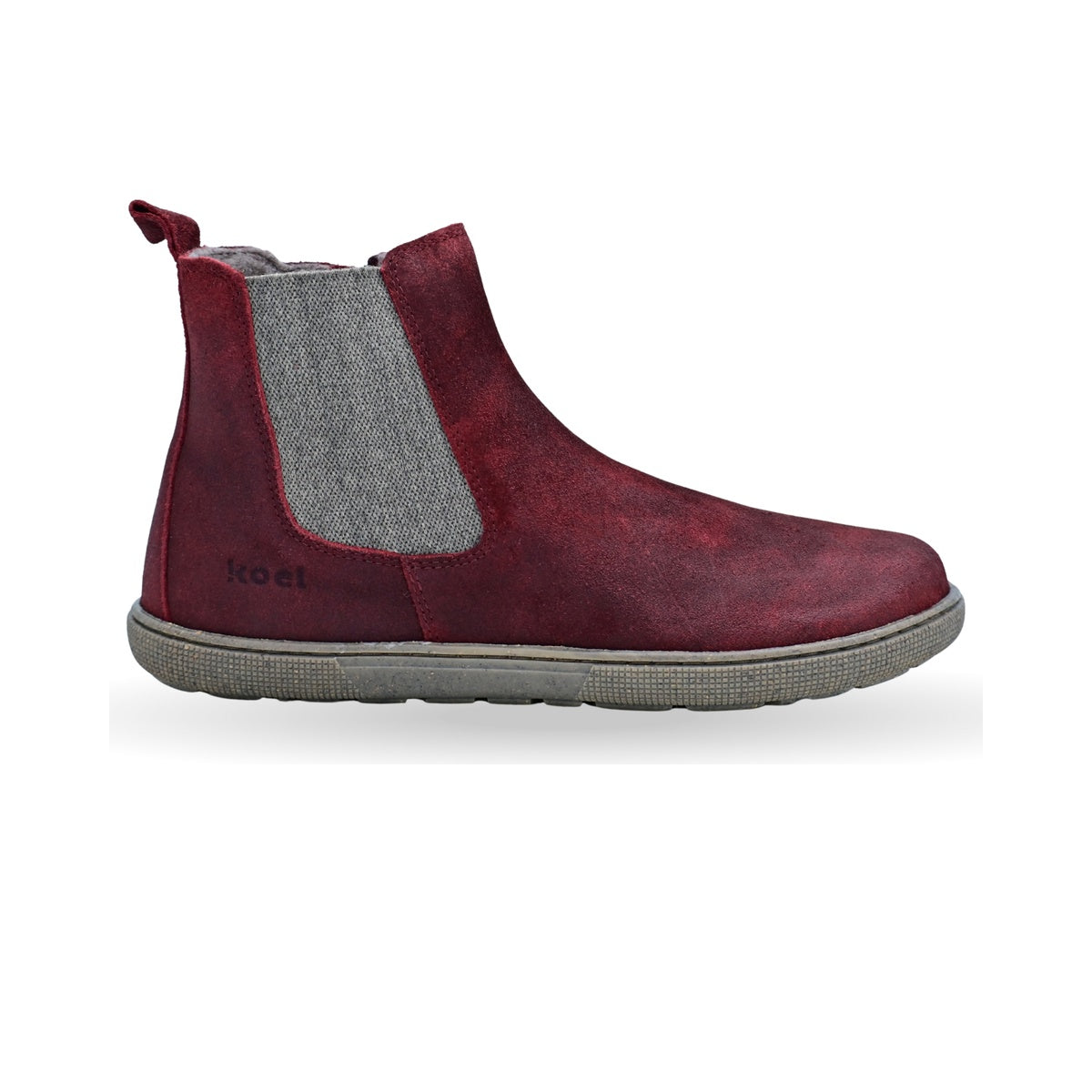 Filas Cloud Wool baskāju puszābaki (bordo) — sānskats