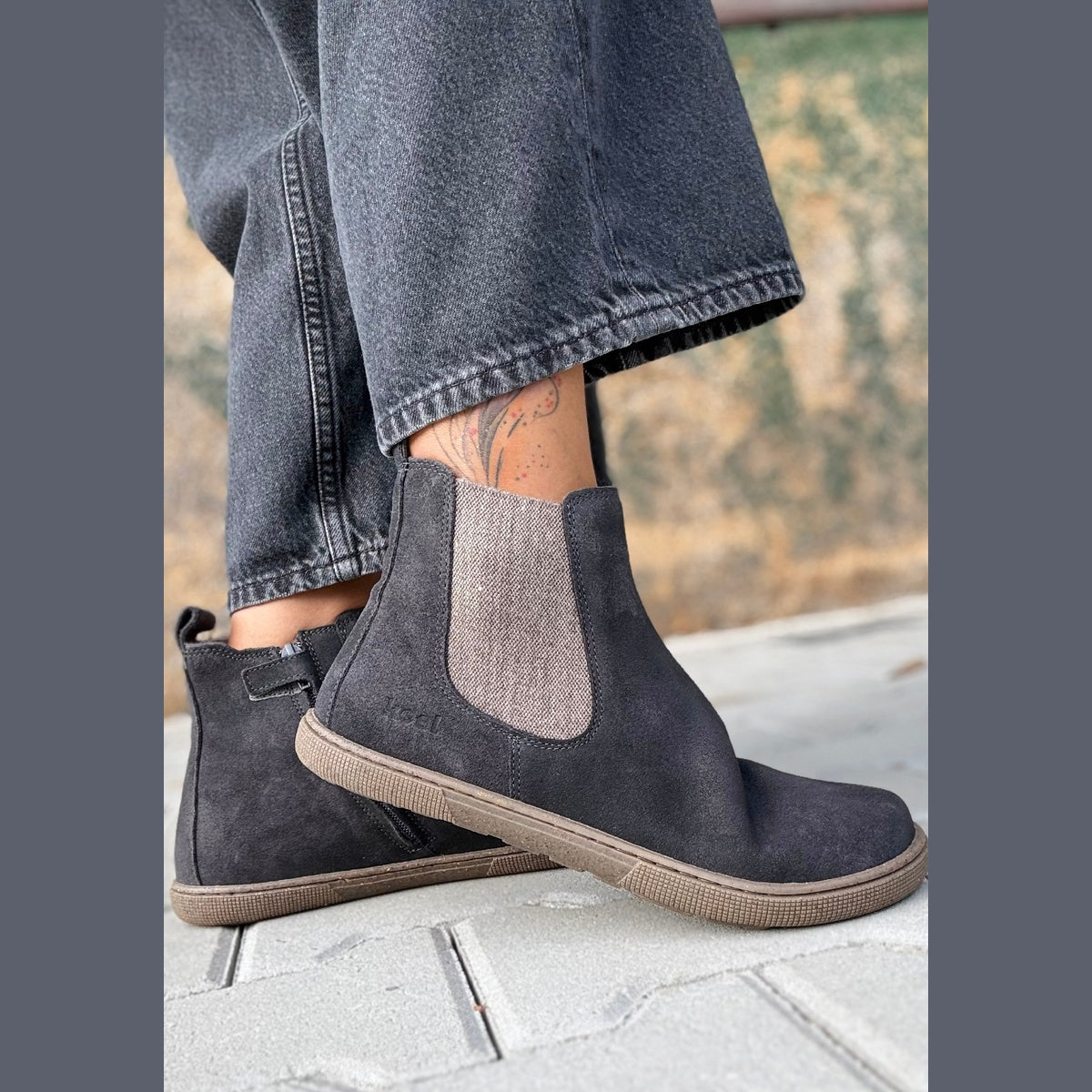 Filas Cloud Wool baskāju puszābaki (tumši pelēki) — attēls 2