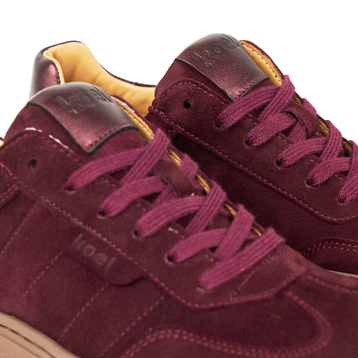 Helena Suede ielas stila baskāju kedas (bordo) — attēls 2