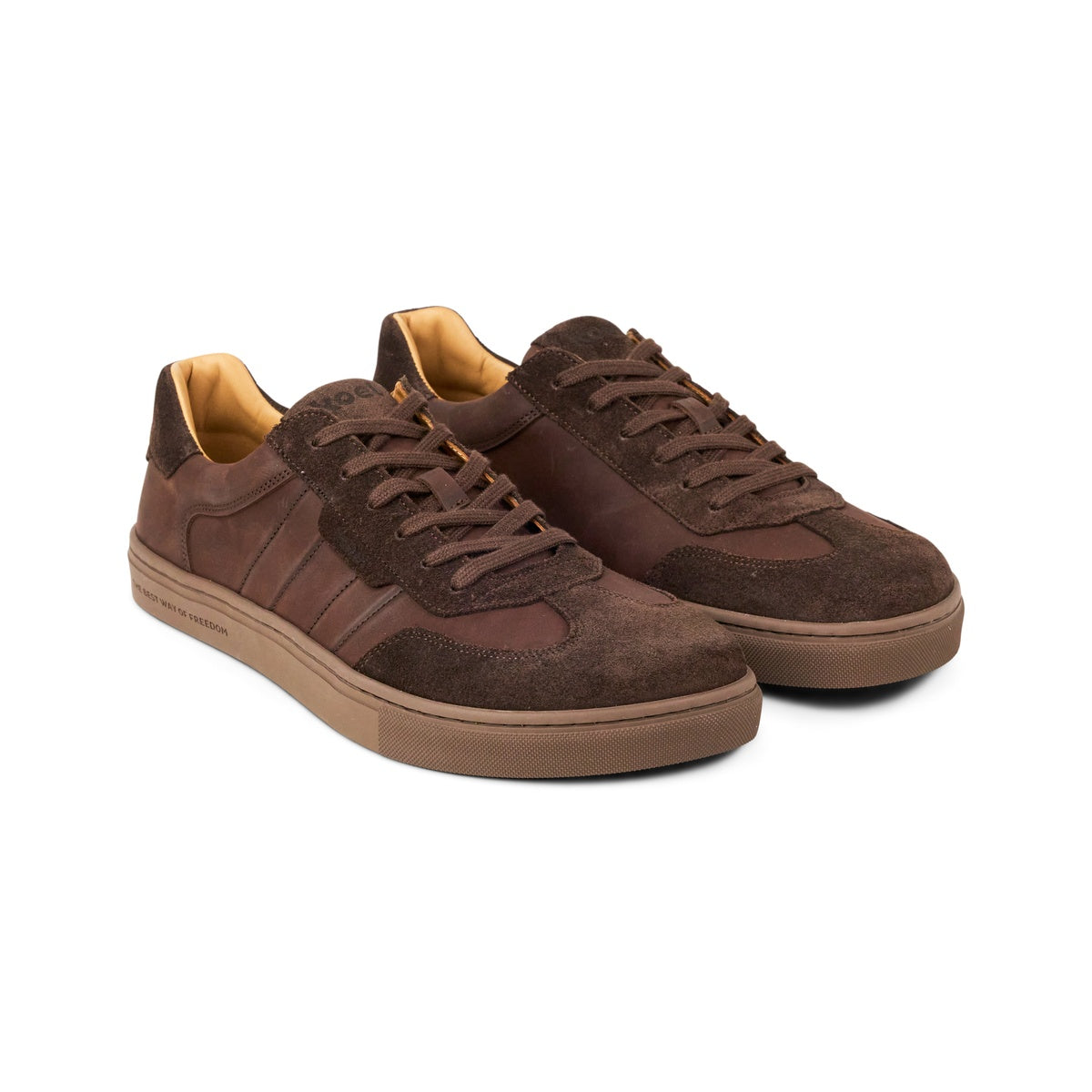 Helio Suede vīriešu baskāju kedas (šokolādes brūnas) — attēls 3