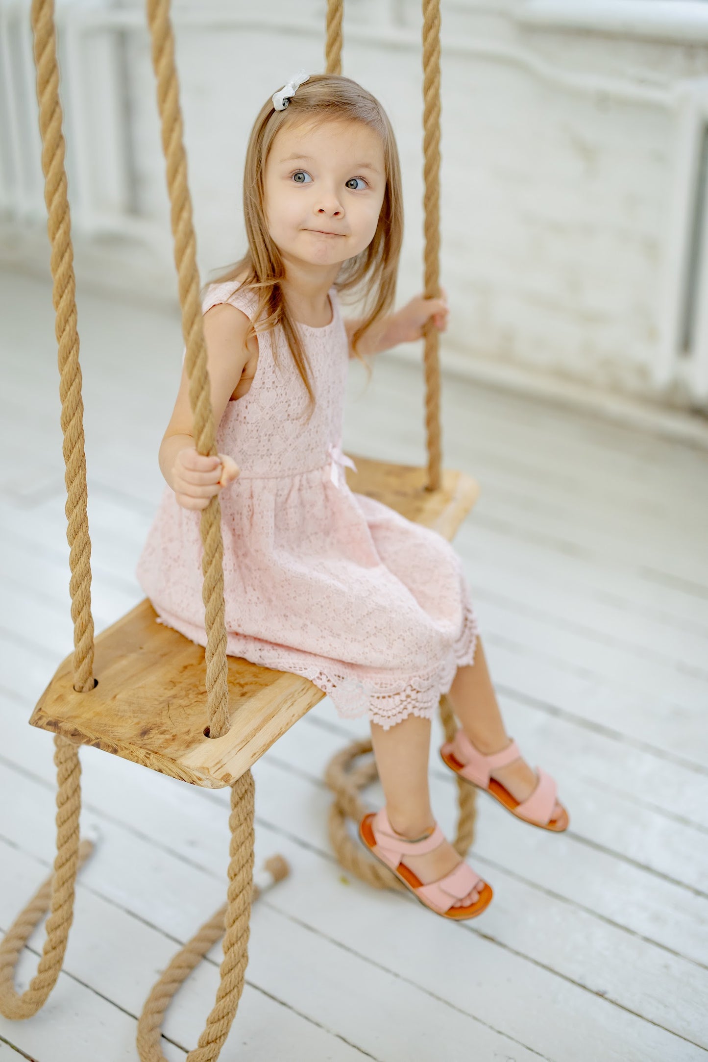 Barefoot Sandals for Kids "Seagull" (pink)