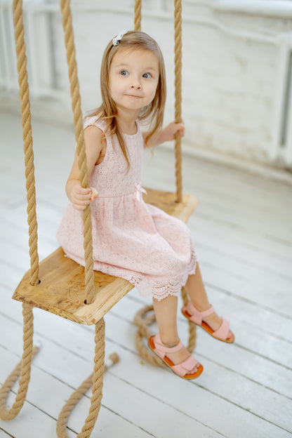 Barefoot Sandals for Kids "Seagull" (pink)