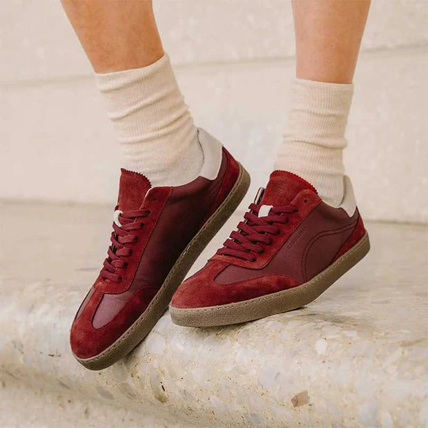 Groundies Sneakers Panama (bordeaux)