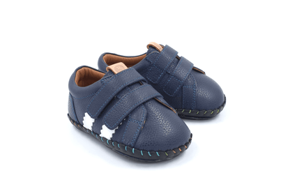 First-walker Barefoot Sneakers "Little Woodpecker" (navy)