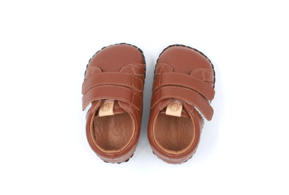 First-walker Barefoot Sneakers "Little Woodpecker" (tan)