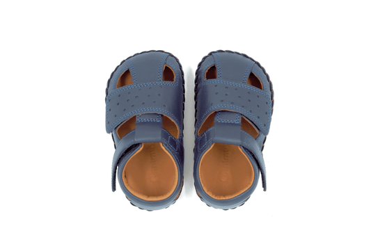 First-walker Barefoot Sandals "Little Sanderling" (navy)