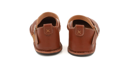 Barefoot Leather Sandals for Women "Crane" (tan)