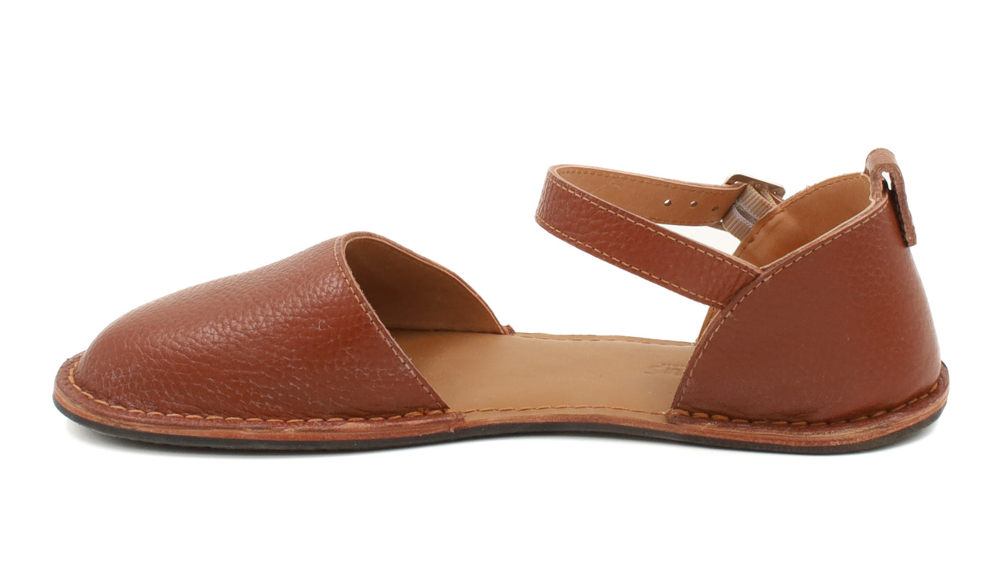 Barefoot Leather Sandals for Women "Crane" (tan)