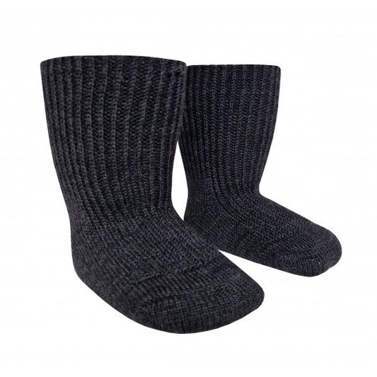 Vegateksa 95% merino vilnas zeķes, tumši pelēka melanža