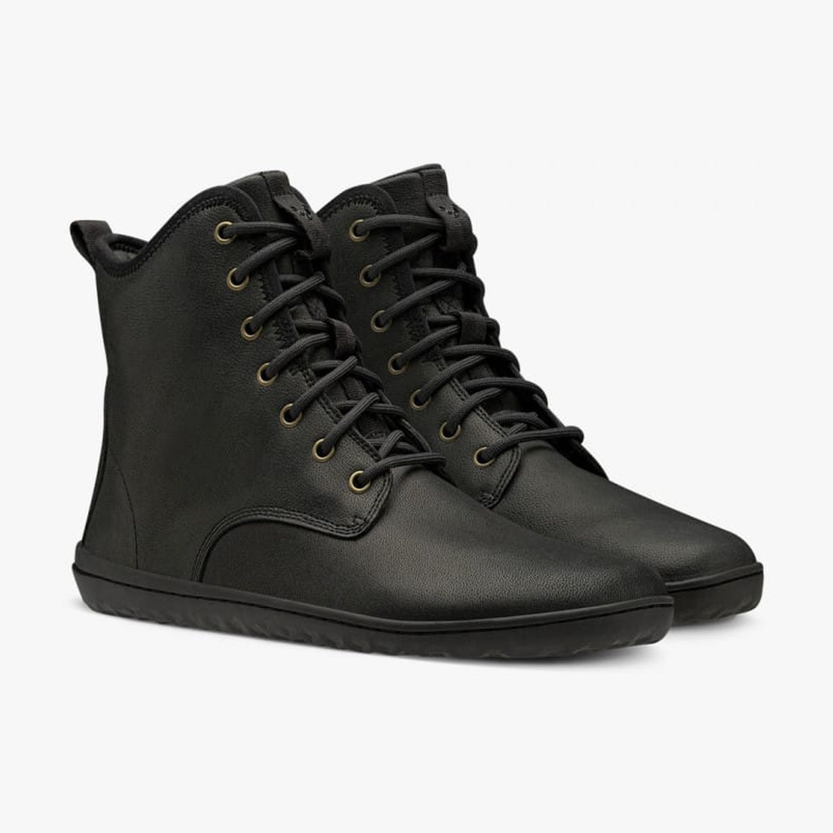 Vivobarefoot Vīriešu ādas zābaki Scott II (obsidiāna melni) — produkta skats 2