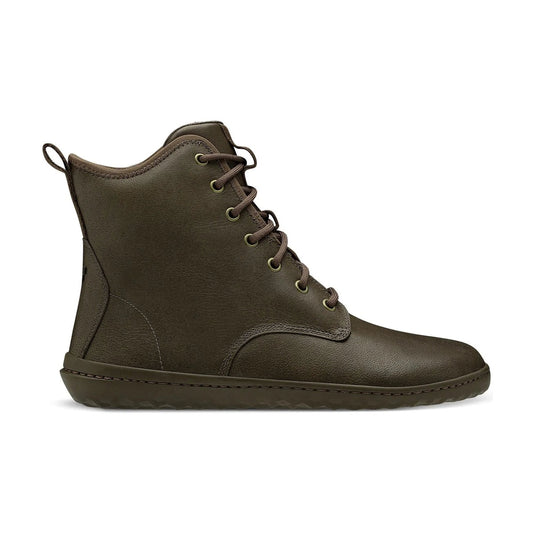 Vivobarefoot Vīriešu ādas zābaki Scott II (kastaņbrūni) — sānskats