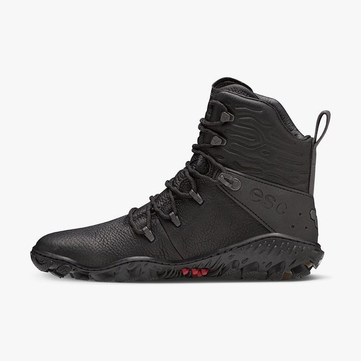 Vivobarefoot Sieviešu zābaki Tracker Forest ESC (obsidiāna melni) — sānskats