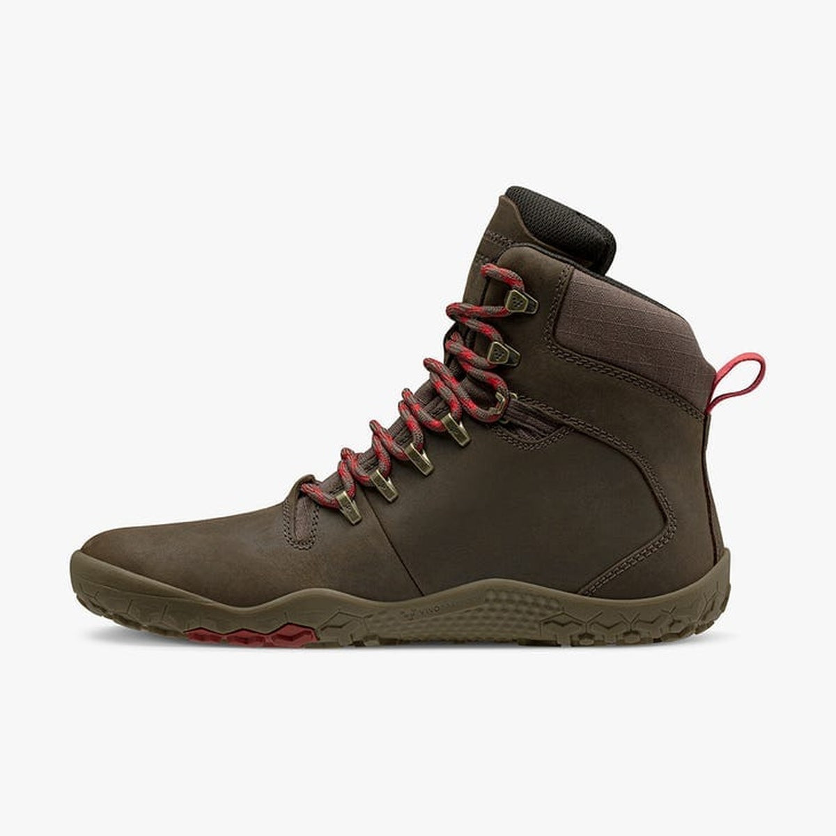 Vivobarefoot Sieviešu pārgājienu zābaki Tracker II FG (brūni) — sānskats