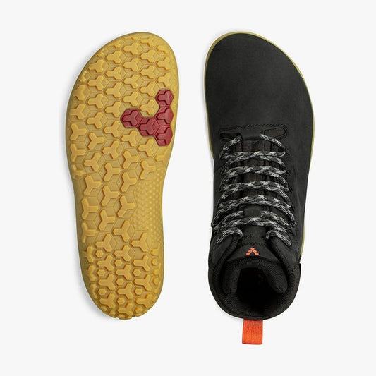Vivobarefoot Tracker II FG sieviešu ūdensnecaurlaidīgi baskāju pārgājienu zābaki (melni) — produkta skats 3