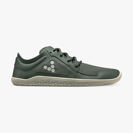 Vivobarefoot Primus Lite III All Weather sieviešu baskāju sporta apavi (ogļu pelēki) — sānskats