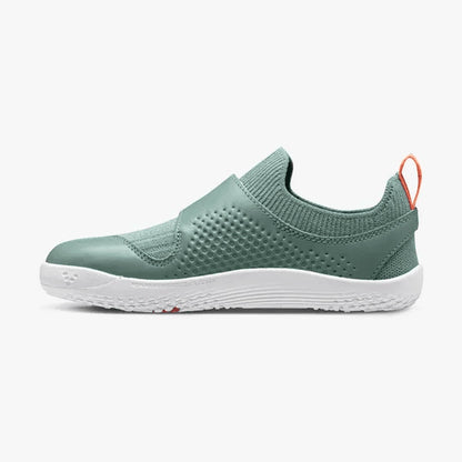 Vivobarefoot Bērnu apavi Primus Knit II (jūras zaļi) — sānskats