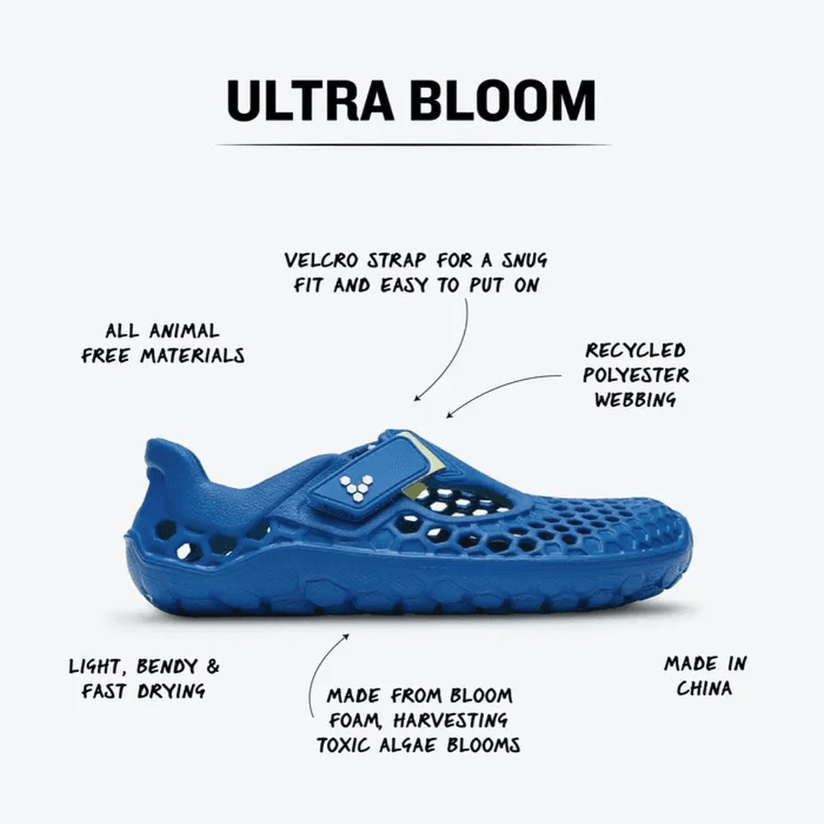 Vivobarefoot Bērnu apavi Ultra Bloom (Amparo zili) — apavi lietošanā vai modeļa informācija