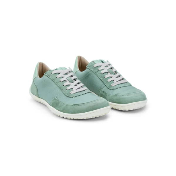 Barefoot Women Sneakers Isabella Suede (mint green)