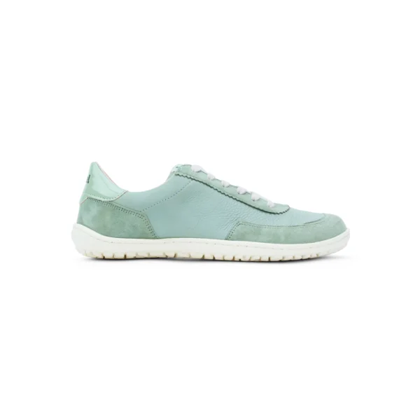 Barefoot Women Sneakers Isabella Suede (mint green)(Side)