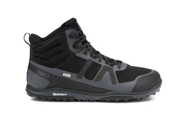 Side R of Xero Shoes hiking boots (asphalt) - SCXM-BKAP