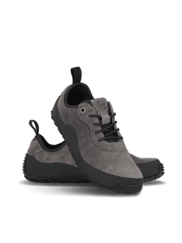 Angled view of Be Lenka barefoot shoes (dark grey)