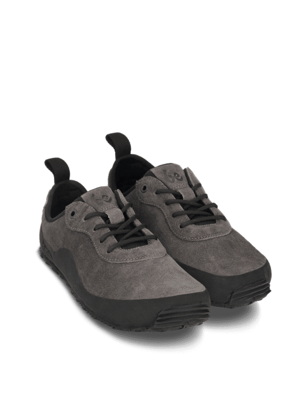 Angled view of Be Lenka barefoot shoes (dark grey)