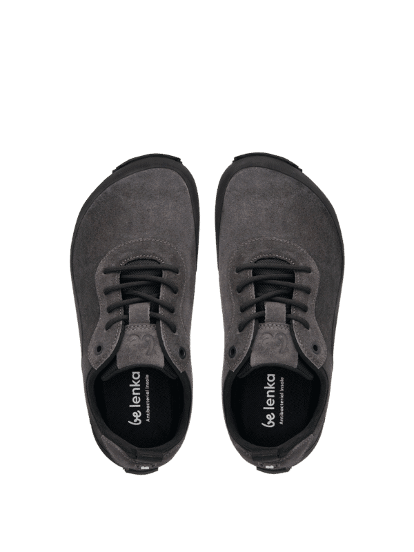 Top view of Be Lenka barefoot shoes (dark grey)