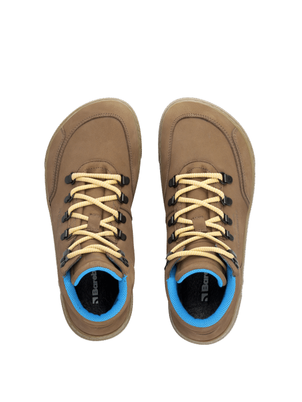 Top view of Be Lenka barefoot high-tops (walnut brown) - ntpvap4yfr