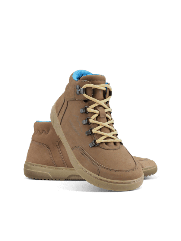 Angled view of Be Lenka barefoot high-tops (walnut brown) - ntpvap4yfr