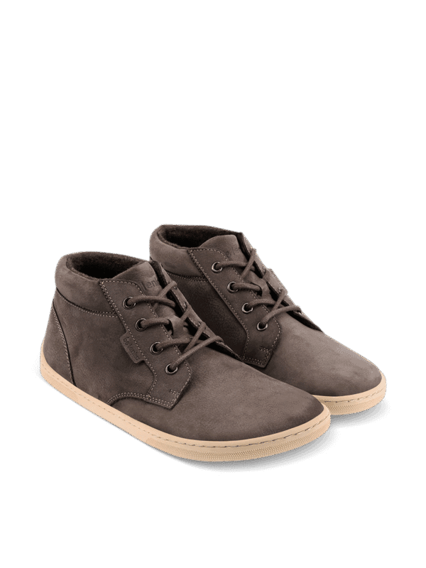 Angled view of Be Lenka barefoot shoes (chocolate) - w58l1azv3v